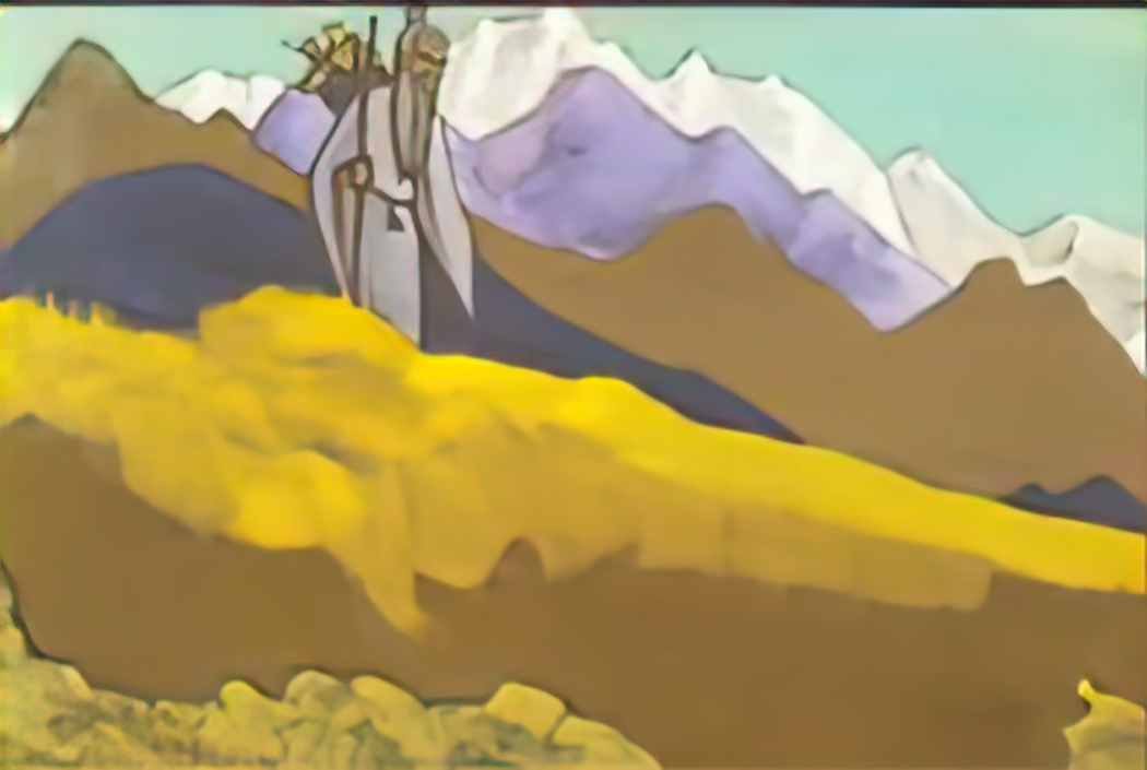 Nicholas Roerich charaka Art A4 Photo Print