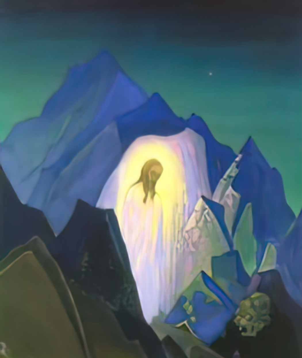 Nicholas Roerich christ 1933 Art A4 Photo Print