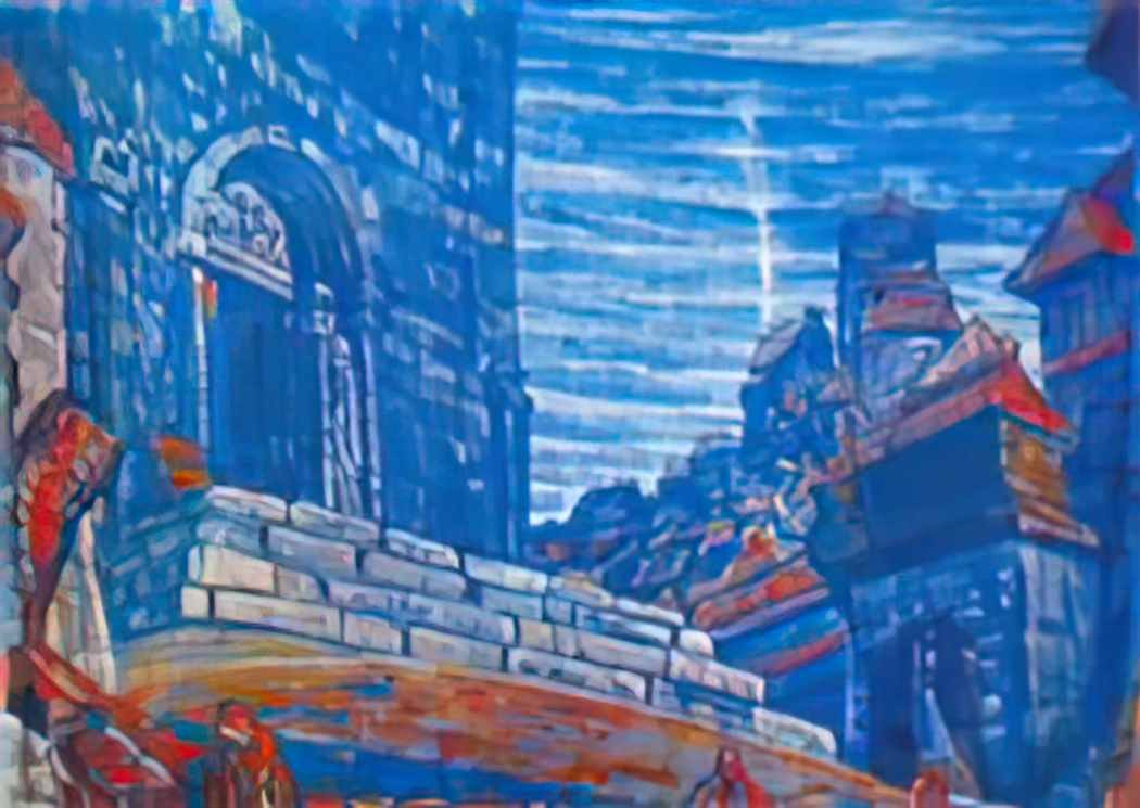 Nicholas Roerich city 1907 2 Art A4 Photo Print