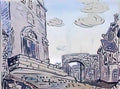 Nicholas Roerich city 1907 Art A4 Photo Print