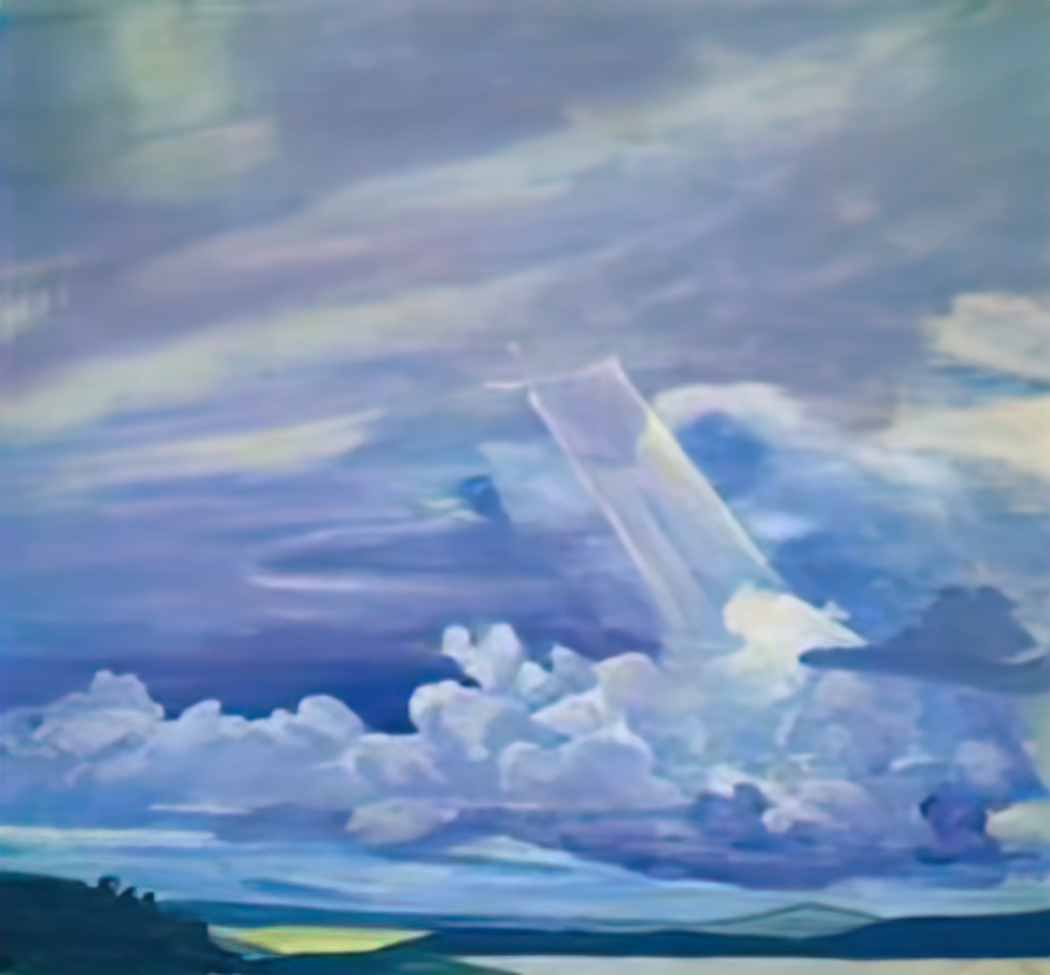 Nicholas Roerich clouds above the expanses 1917 Art A4 Photo Print