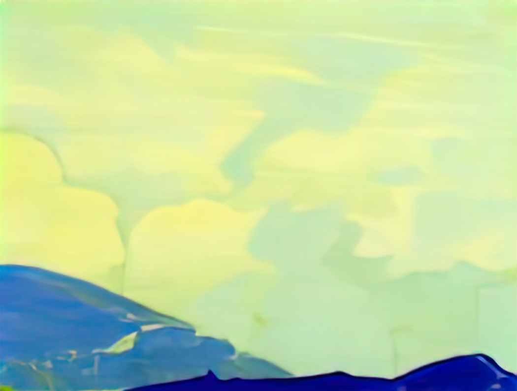 Nicholas Roerich clouds gesar khan 1928 Art A4 Photo Print