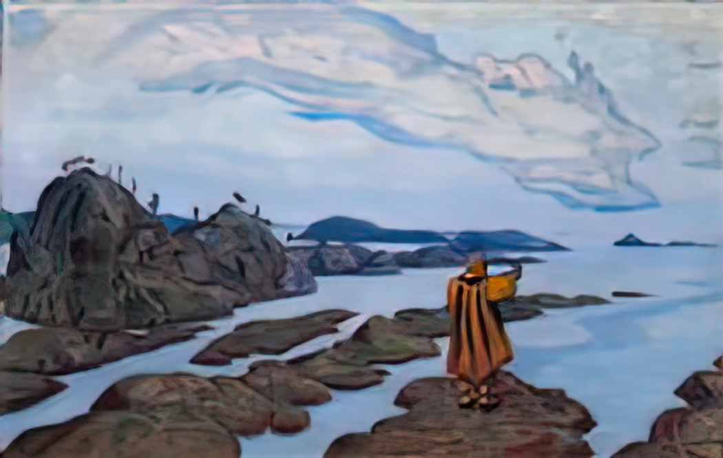 Nicholas Roerich command 1917 Art A4 Photo Print