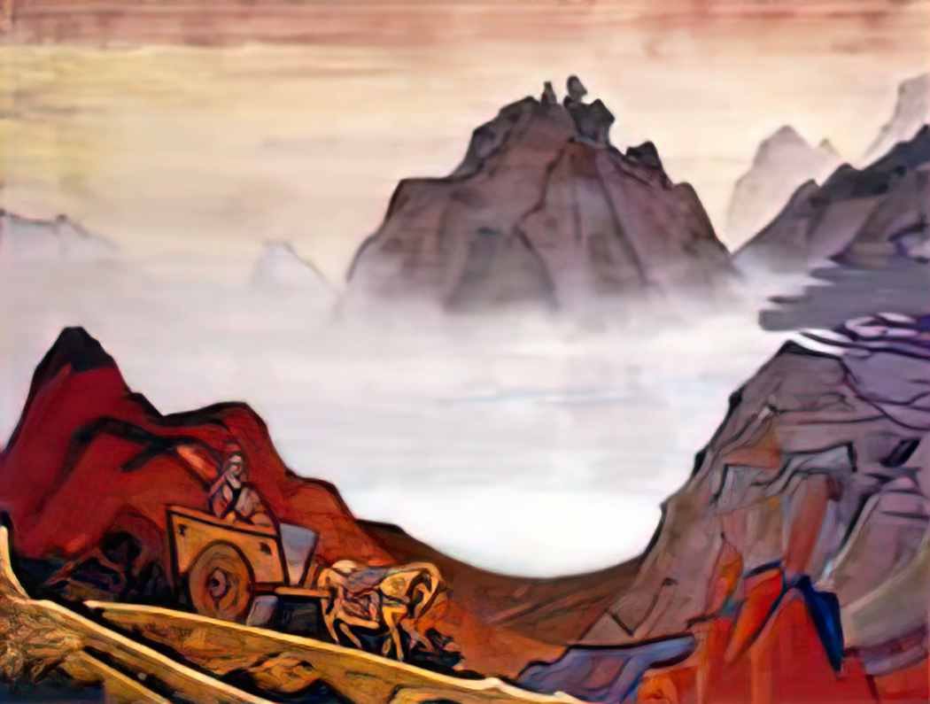 Nicholas Roerich confucius the fair 1925 Art A4 Photo Print