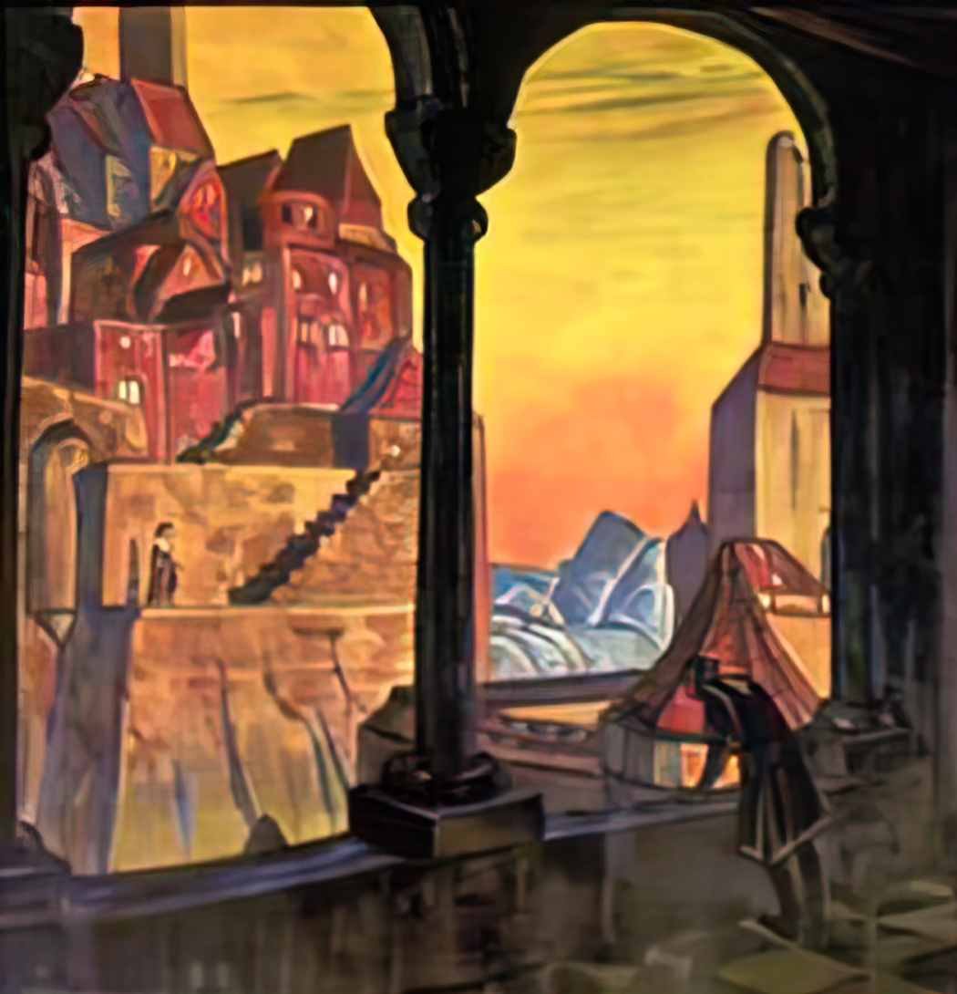 Nicholas Roerich cor ardens 1917 Art A4 Photo Print