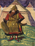 Nicholas Roerich costume design for tale of tsar saltan 1919 Art A4 Photo Print