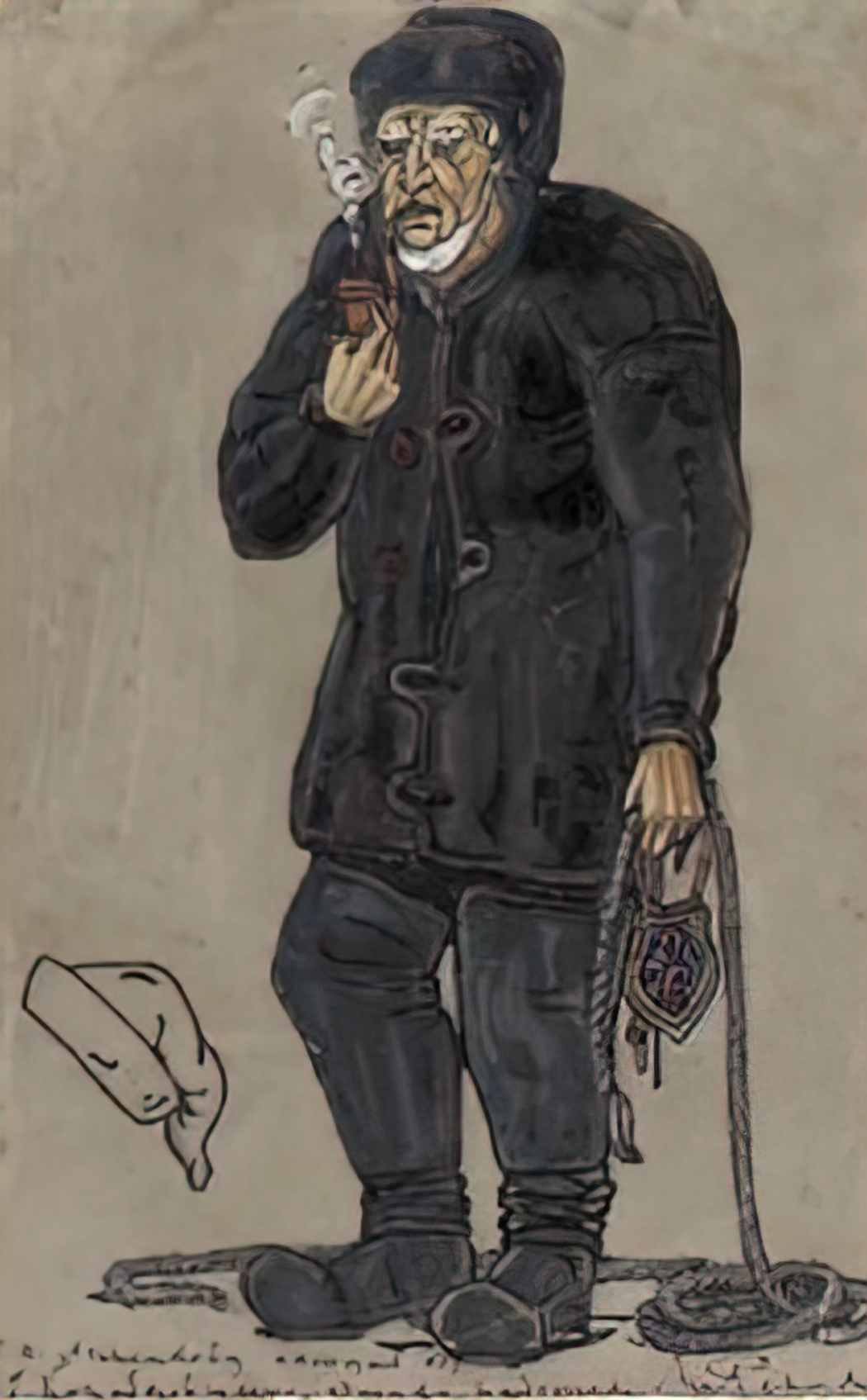 Nicholas Roerich costume design of a shipbuilder for peer gynt 1912 Art A4 Photo Print