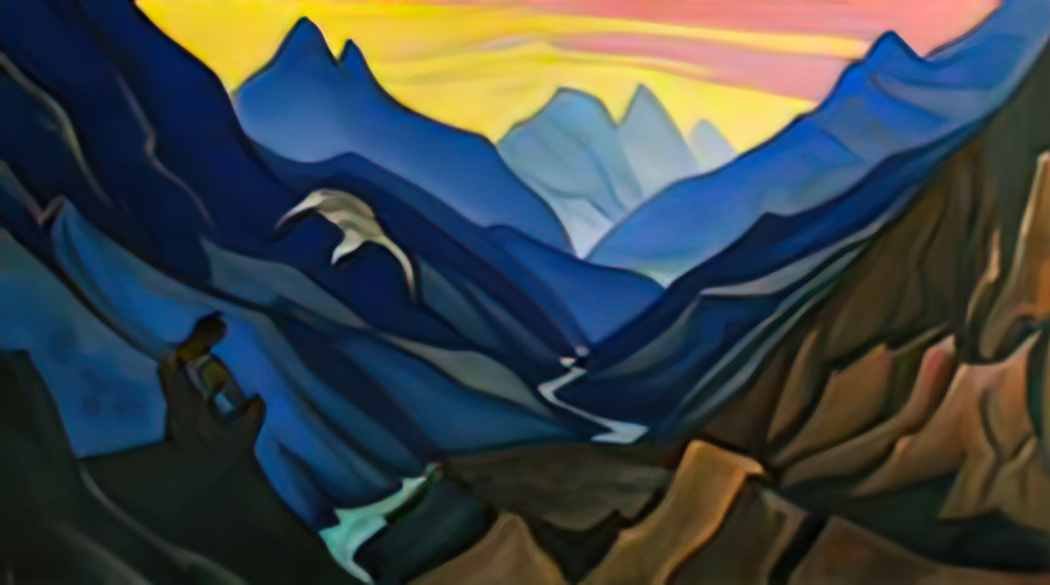 Nicholas Roerich covenant of teacher 1947 Art A4 Photo Print