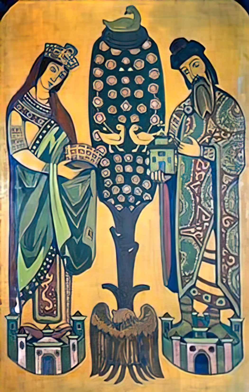 Nicholas Roerich crown of the world 1921 Art A4 Photo Print