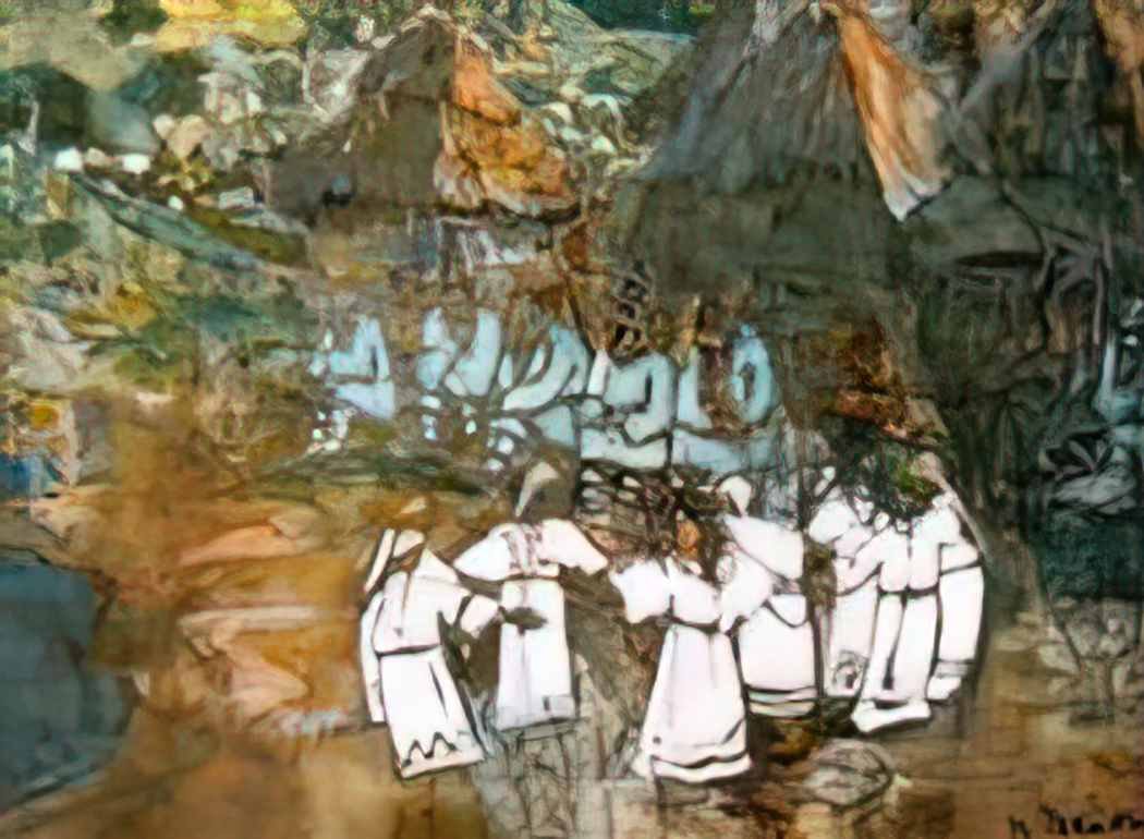 Nicholas Roerich daning horovod 1903 Art A4 Photo Print