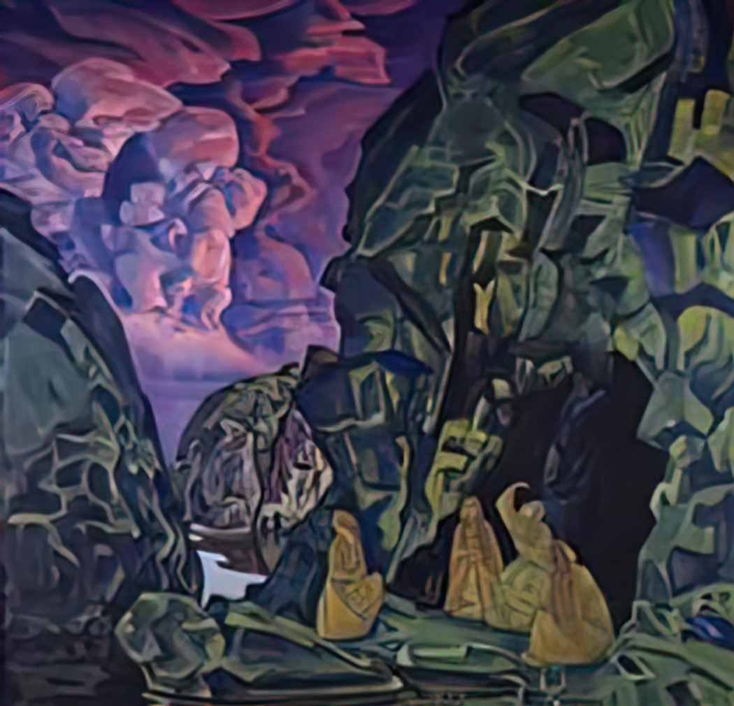 Nicholas Roerich daughters of earth 1919 Art A4 Photo Print
