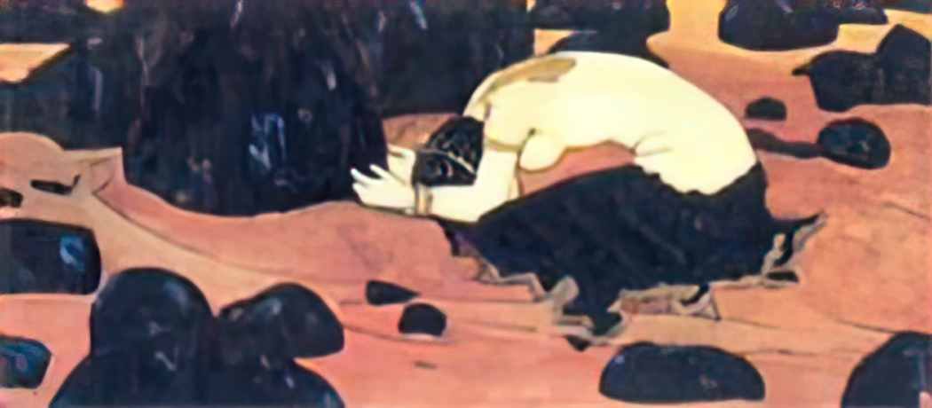 Nicholas Roerich devassari abuntu turns into stone 1906 Art A4 Photo Print