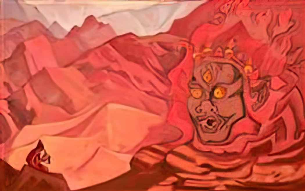 Nicholas Roerich dorje the daring one 1925 Art A4 Photo Print