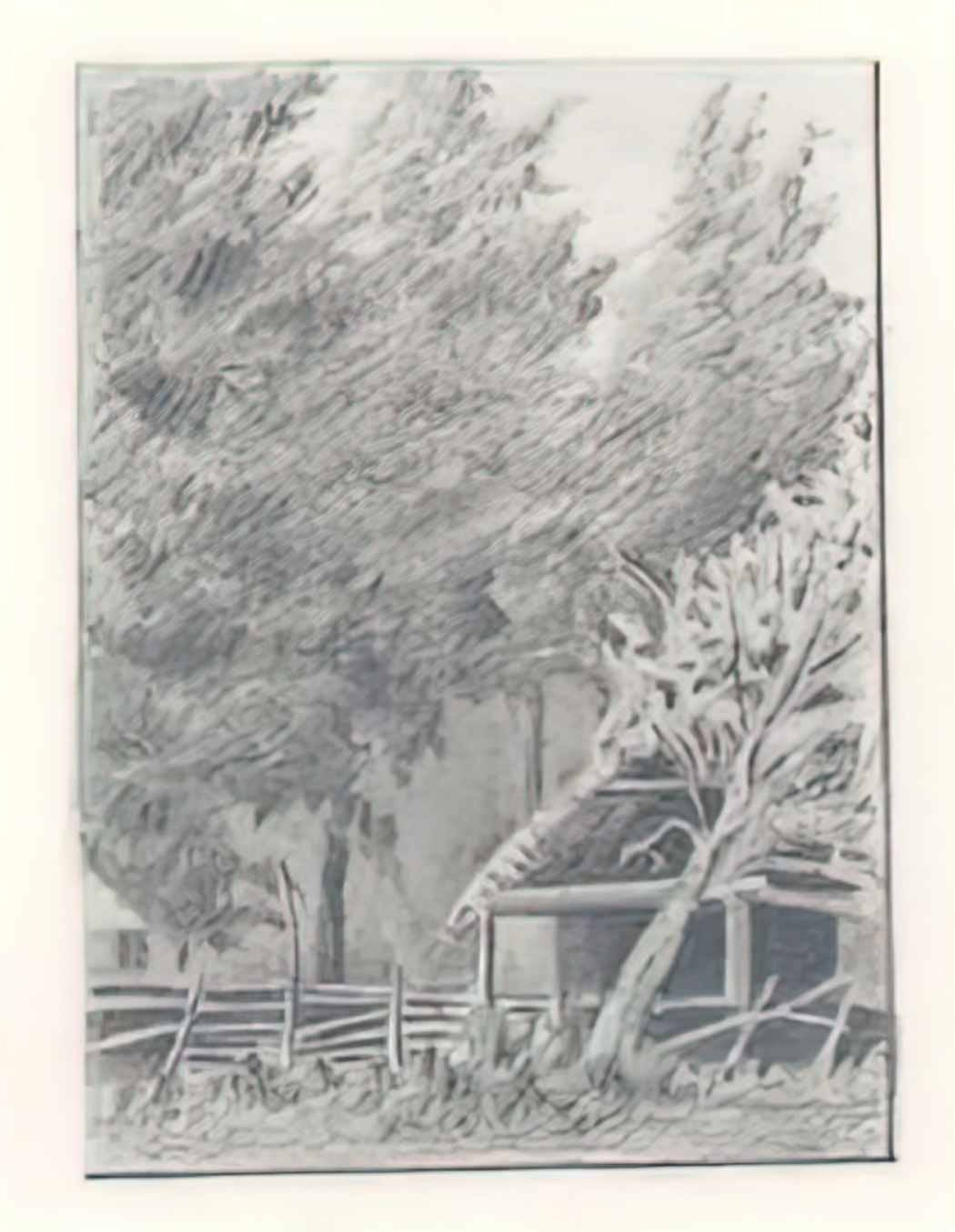 Nicholas Roerich drying house in tarakanovka 1893 Art A4 Photo Print
