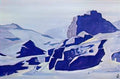 Nicholas Roerich dzong at evening 1924 Art A4 Photo Print