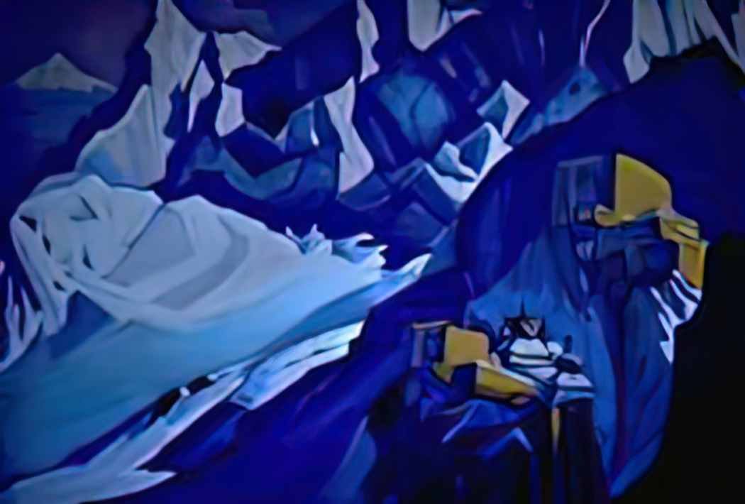 Nicholas Roerich eagle s nest Art A4 Photo Print