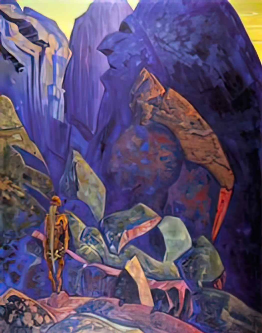 Nicholas Roerich ecstasy 1918 Art A4 Photo Print