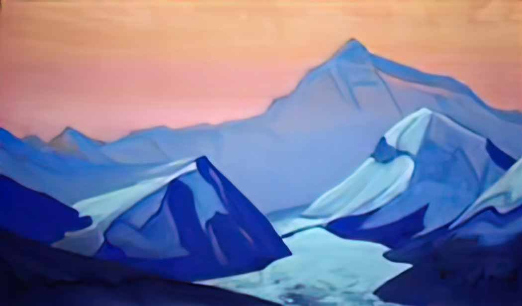 Nicholas Roerich everest 1938 Art A4 Photo Print