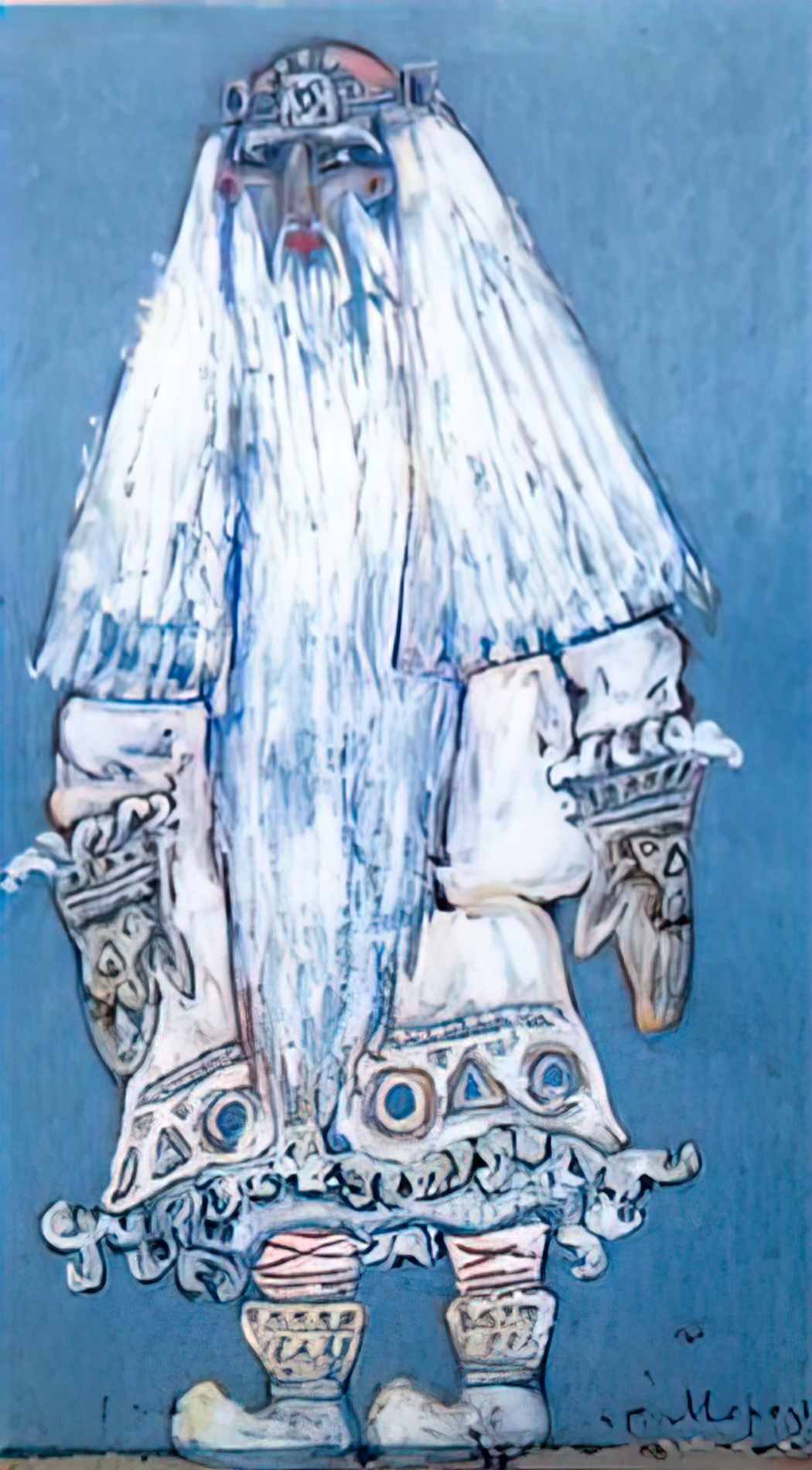 Nicholas Roerich father frost 1912 Art A4 Photo Print
