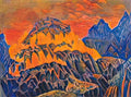 Nicholas Roerich fire paternoster 1907 Art A4 Photo Print