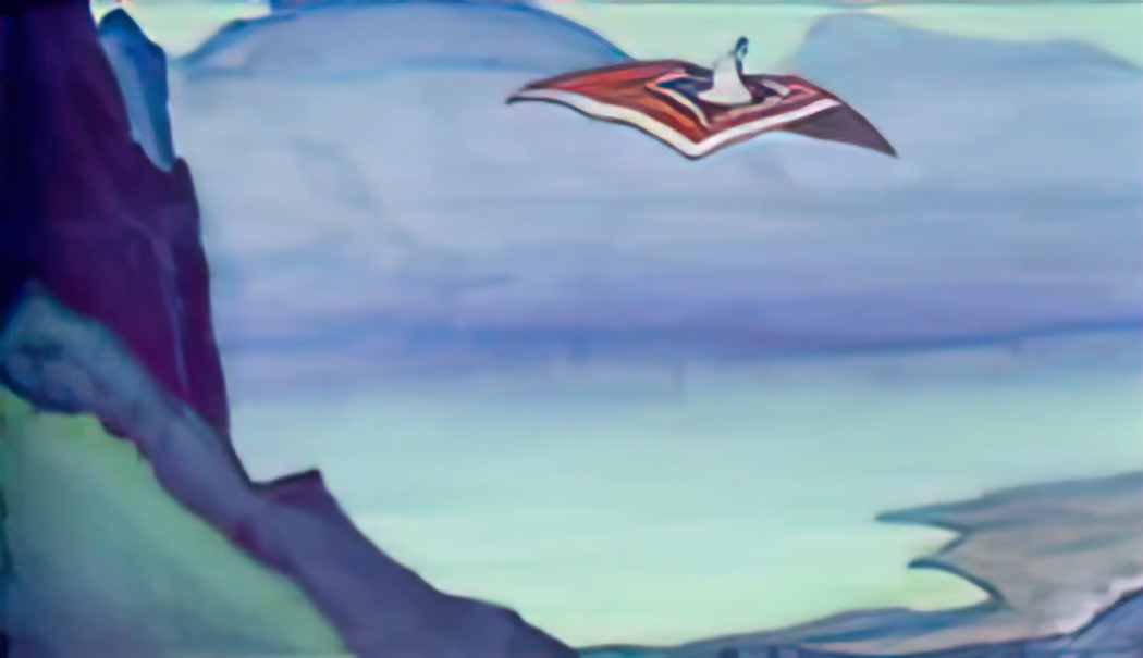 Nicholas Roerich flying carpet Art A4 Photo Print