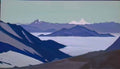 Nicholas Roerich fog in the mountains himalayas Art A4 Photo Print