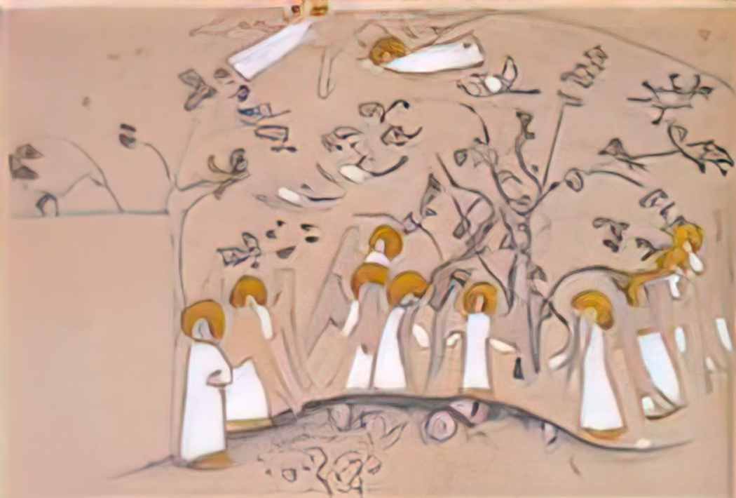 Nicholas Roerich garden of eden Art A4 Photo Print