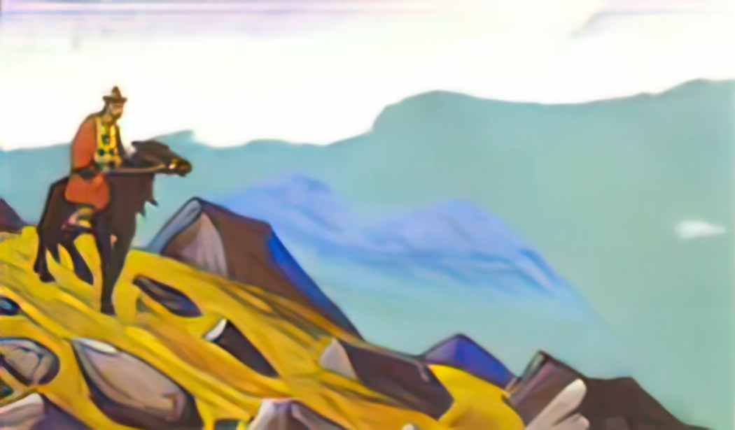 Nicholas Roerich genghis khan Art A4 Photo Print