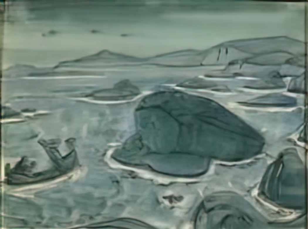 Nicholas Roerich giantess krimgerd 1915 Art A4 Photo Print