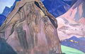 Nicholas Roerich giants of lahaul 1931 Art A4 Photo Print