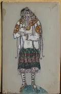 Nicholas Roerich girl 1913 Art A4 Photo Print