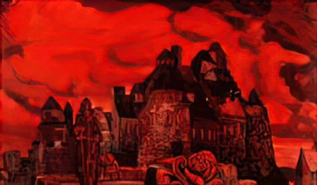 Nicholas Roerich glow 1914 1 Art A4 Photo Print