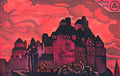 Nicholas Roerich glow 1931 Art A4 Photo Print