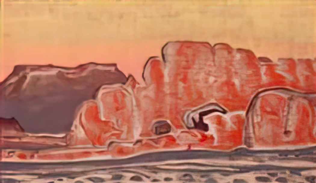 Nicholas Roerich grand canyon 1921 1 Art A4 Photo Print