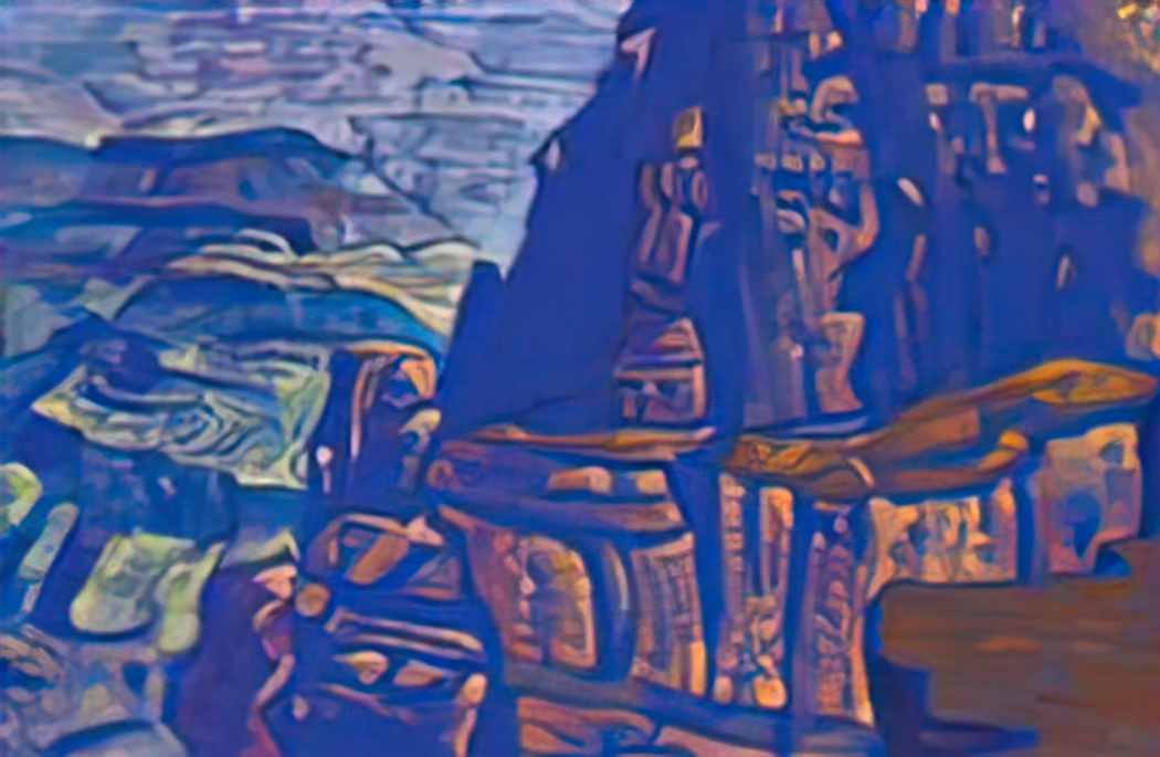Nicholas Roerich grand canyon arizona Art A4 Photo Print