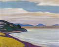 Nicholas Roerich grand vista over a coastal landscape 1919 Art A4 Photo Print