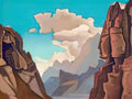 Nicholas Roerich great spirit of himalayas 1934 Art A4 Photo Print