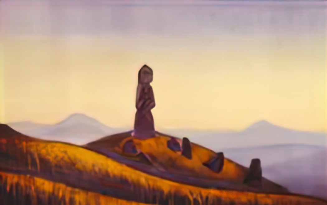 Nicholas Roerich guardian of desert 1941 Art A4 Photo Print