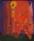 Nicholas Roerich harrowing of hell 1933 Art A4 Photo Print