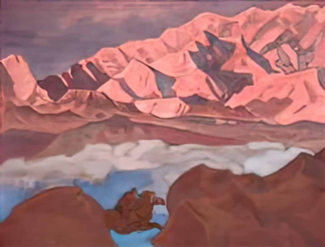 Nicholas Roerich he who hastens 1924 Art A4 Photo Print