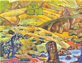 Nicholas Roerich hills 1912 Art A4 Photo Print