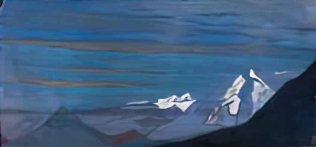 Nicholas Roerich himalayan snows Art A4 Photo Print