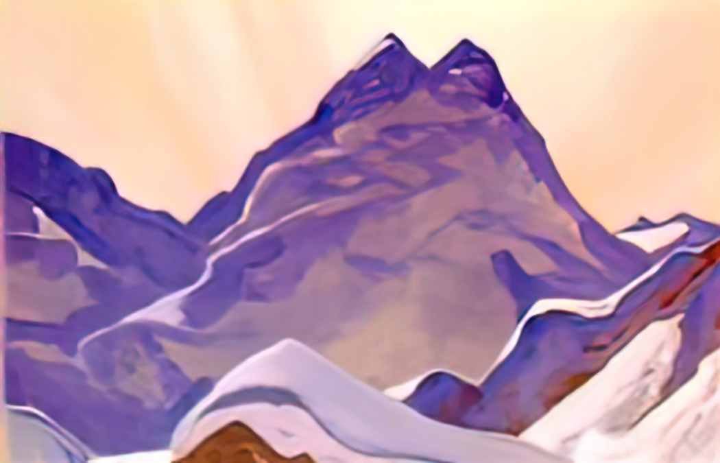 Nicholas Roerich himalayas 1 Art A4 Photo Print
