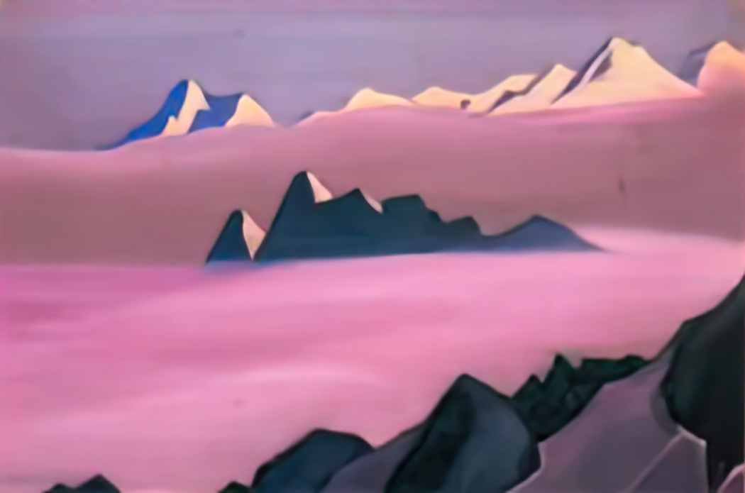 Nicholas Roerich himalayas 15 Art A4 Photo Print