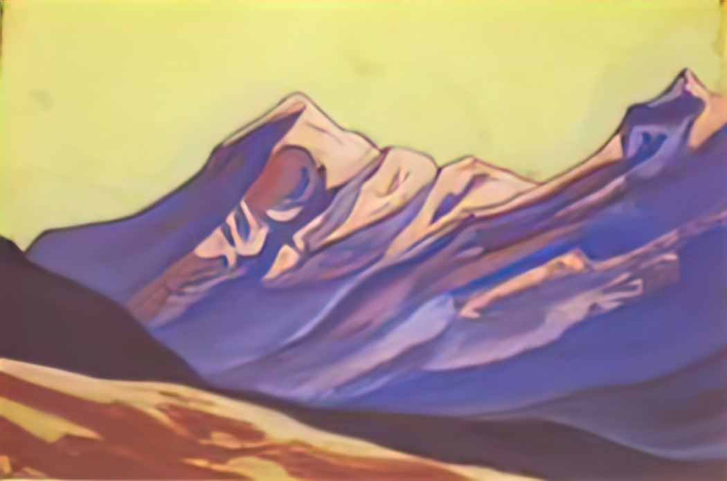 Nicholas Roerich himalayas 17 Art A4 Photo Print