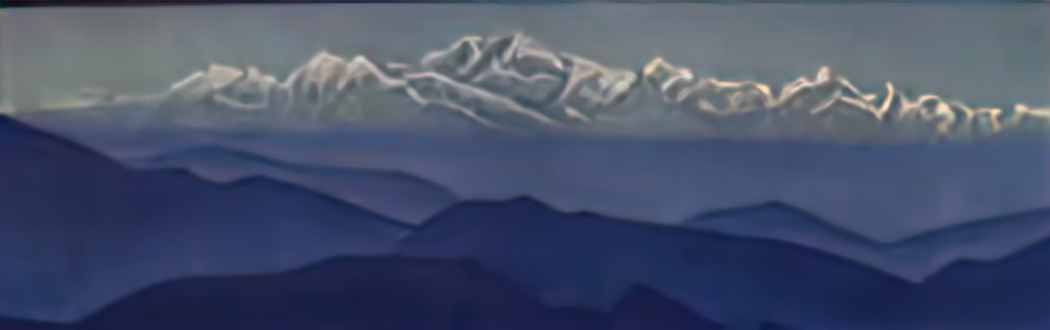 Nicholas Roerich himalayas 1921 Art A4 Photo Print
