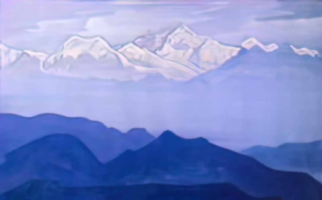 Nicholas Roerich himalayas 1924 Art A4 Photo Print