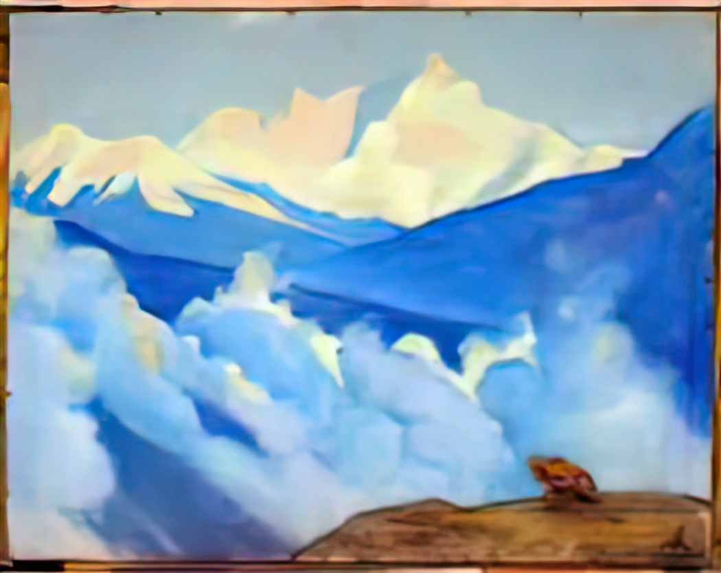 Nicholas Roerich himalayas 1937 Art A4 Photo Print