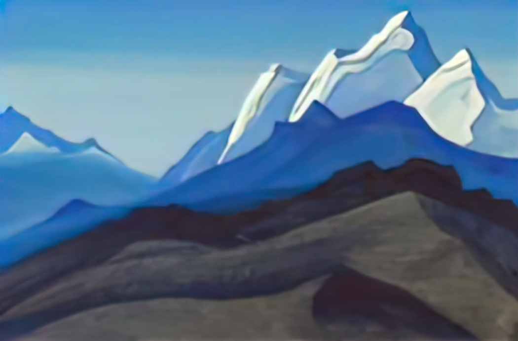 Nicholas Roerich himalayas 1938 Art A4 Photo Print