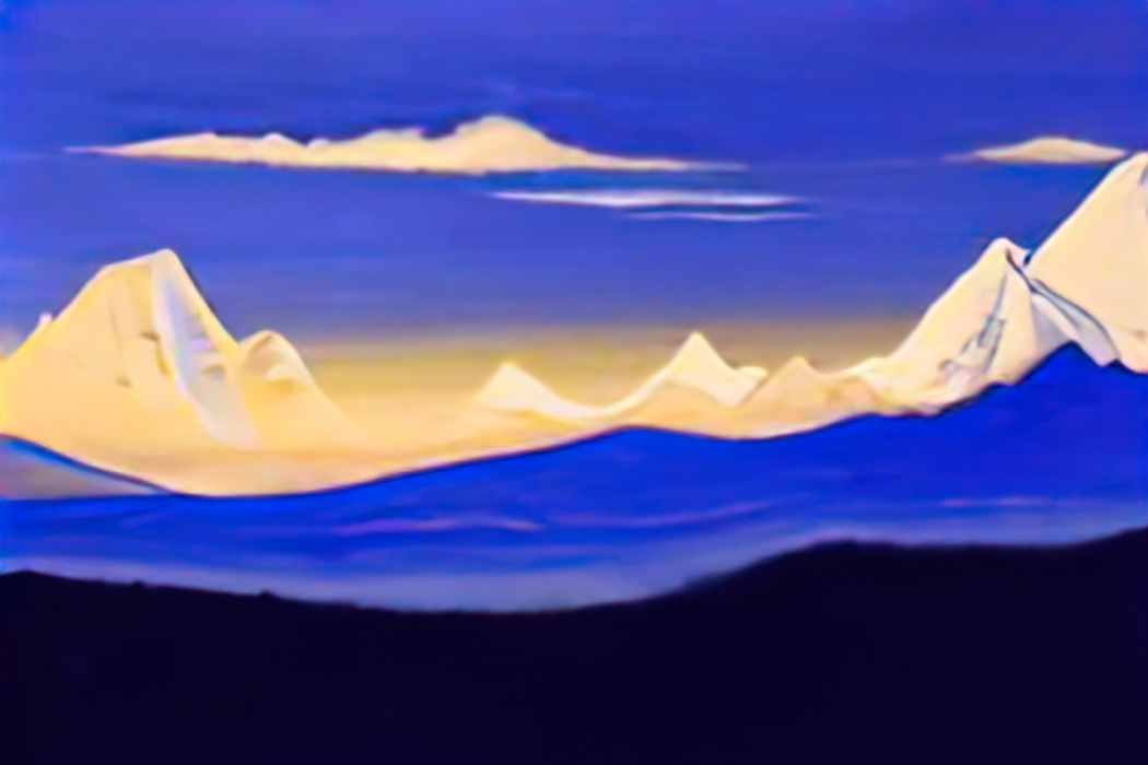 Nicholas Roerich himalayas 1940 1 Art A4 Photo Print